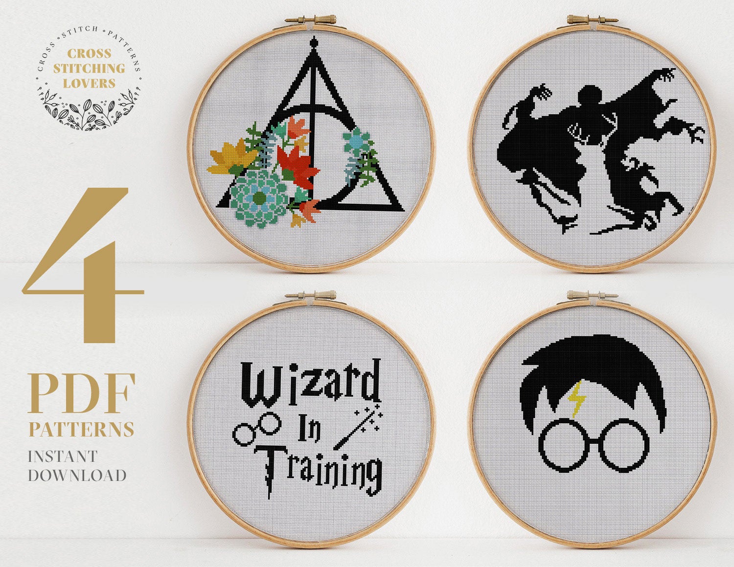 Harry Potter Magic Bundle - Cross stitch pattern – Cross Stitching Lovers