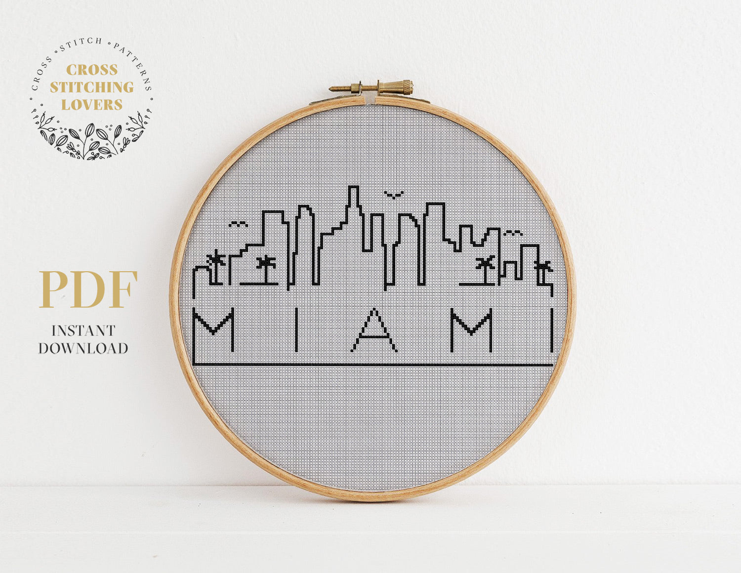 Miami - Cross stitch pattern