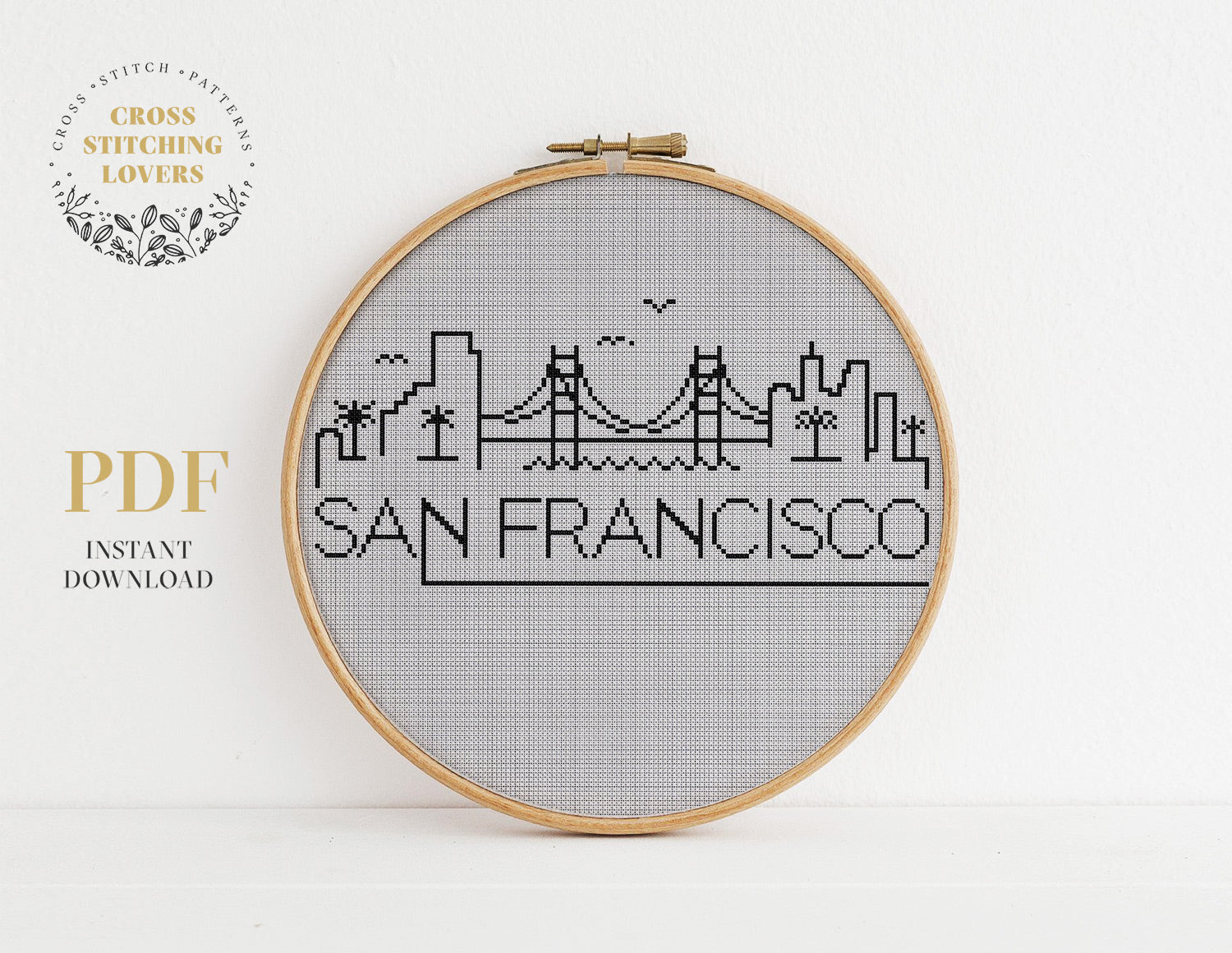 San Francisco - Cross stitch pattern