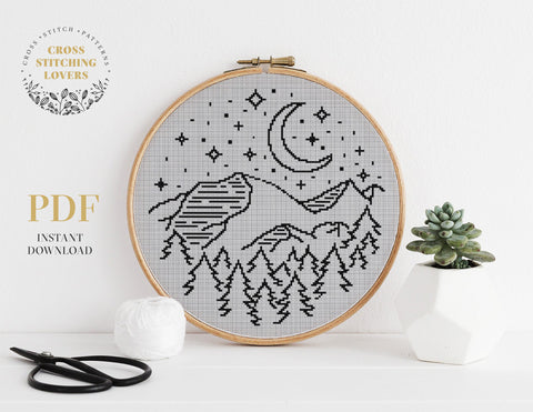 Adventure theme - Cross stitch pattern