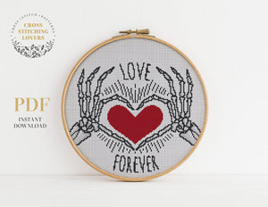 Love forever  - Cross stitch pattern