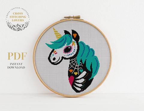 Unicorn  - Funny Cross stitch pattern