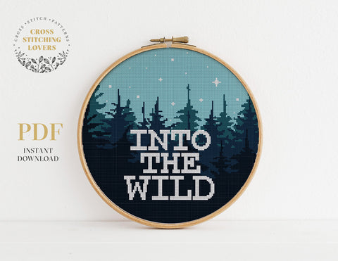 Into the  Wild - Cross stitch pattern