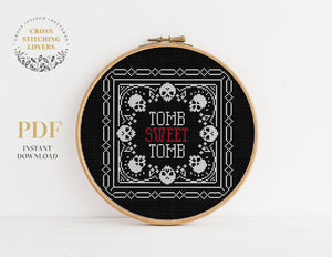 TOMB SWEET TOMB - Cross stitch pattern