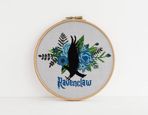 Harry Potter, Ravenclaw House crest - Cross stitch pattern