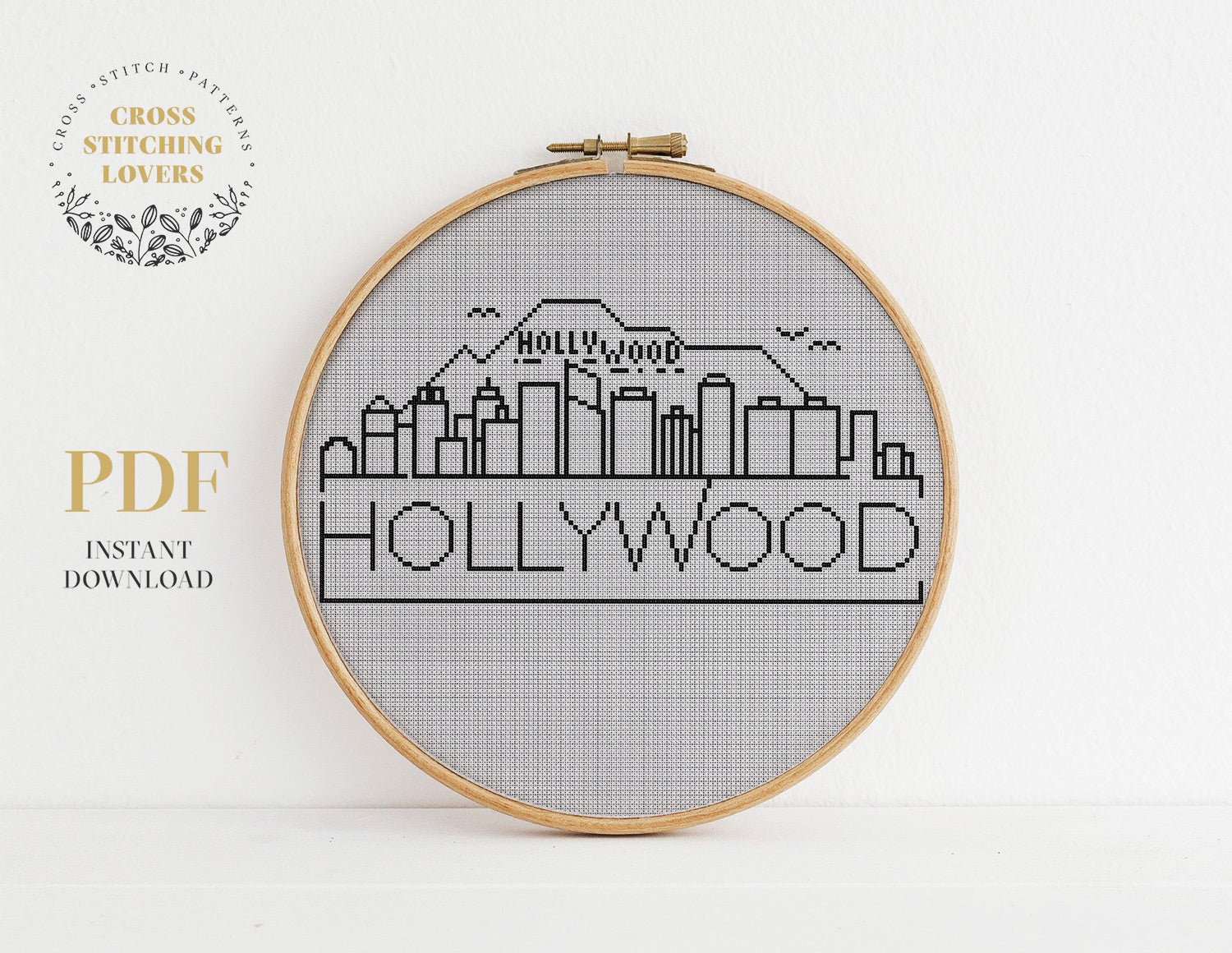 Hollywood - Cross stitch pattern