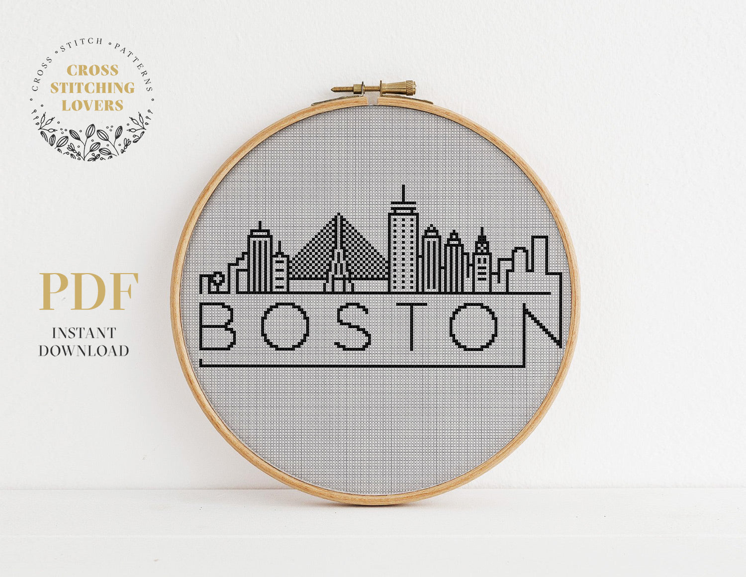Boston - Cross stitch pattern