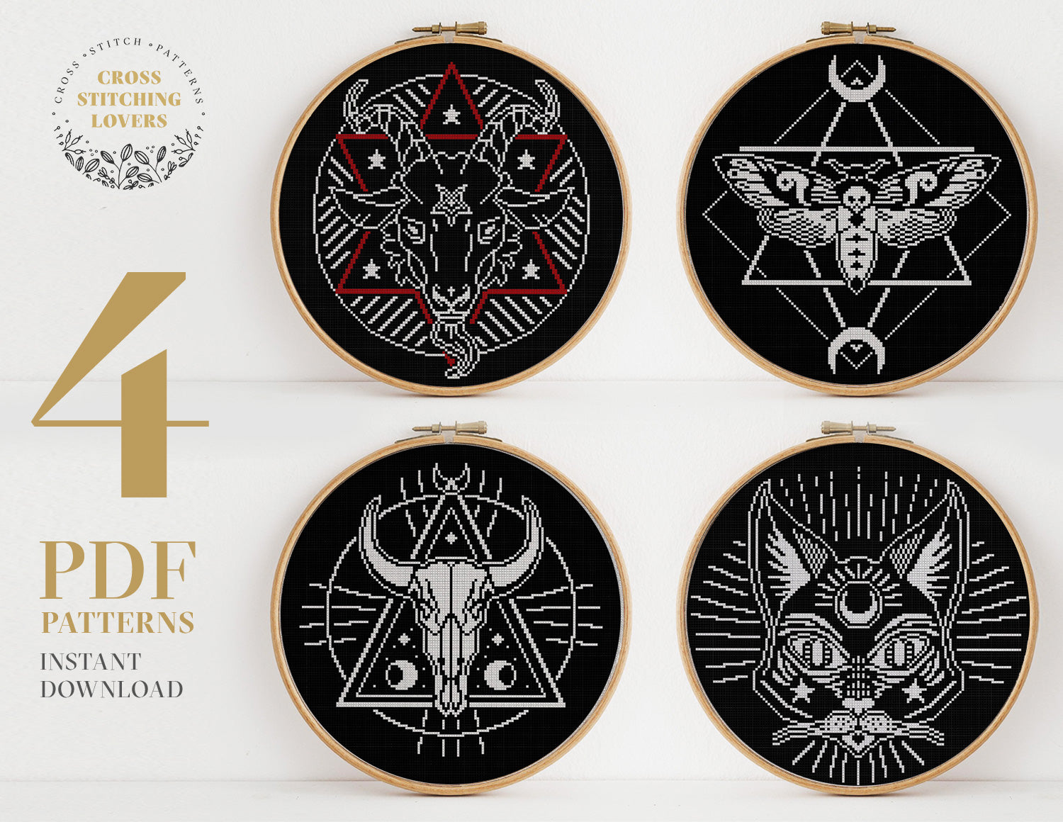 Gothic and Mystical - Cross stitch pattern