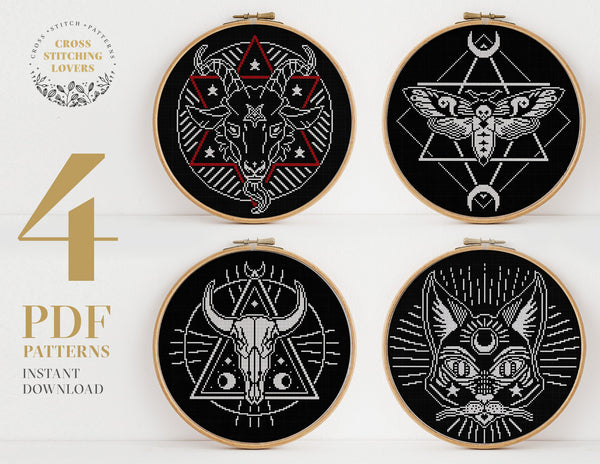 Gothic and Mystical - Cross stitch pattern