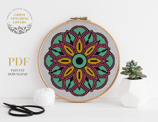 Mandala - Cross stitch pattern
