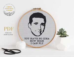 YOU HAVE NO IDEA HOW HIGH I CAN FLY - Cross stitch pattern