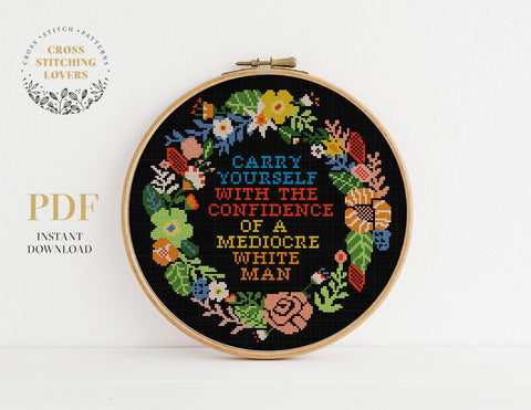 Funny Text - Cross stitch pattern