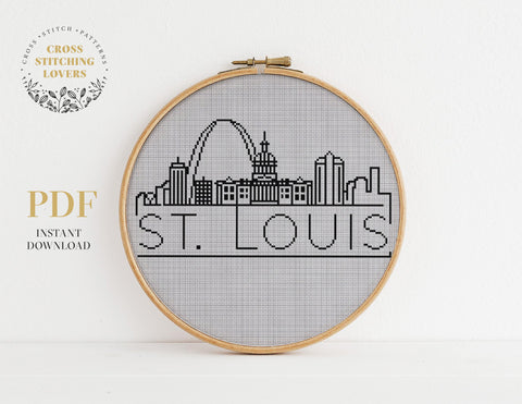 St. Louis - Cross stitch pattern