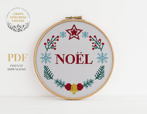 Noel - Funny Cross stitch pattern