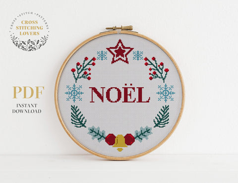 Noel - Funny Cross stitch pattern