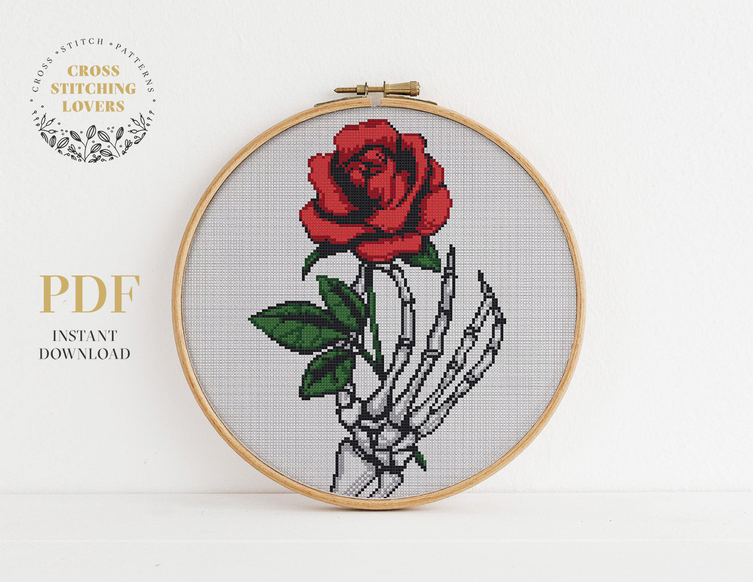 Rose - Cross stitch pattern