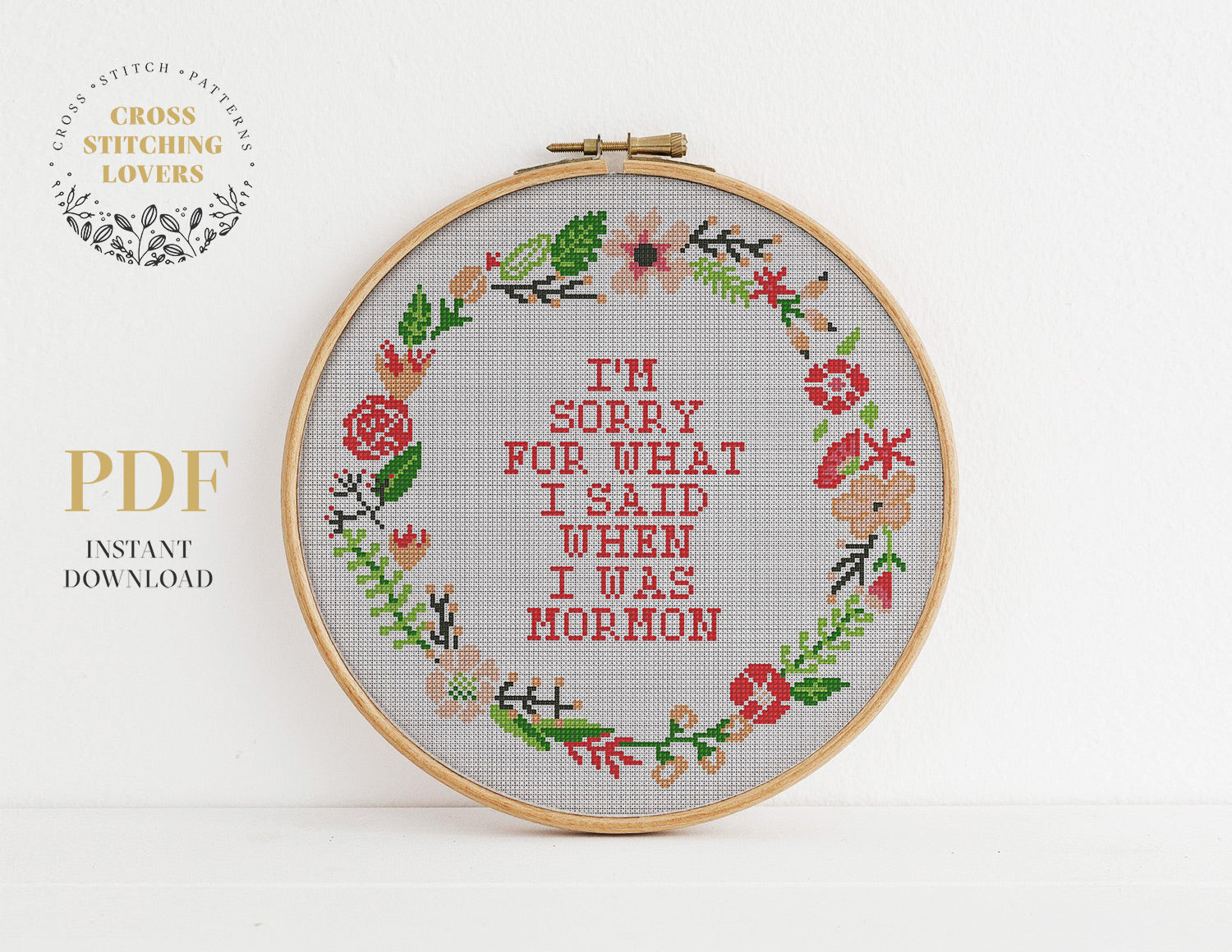 I AM SORRY FOR WHAT I SAID WHEN I WAS MORMON - Cross stitch pattern – Cross Stitching Lovers i-am-sorry-for-what-i-said-when-i-was-mormon-cross-stitch-pattern-cross-stitching-lovers