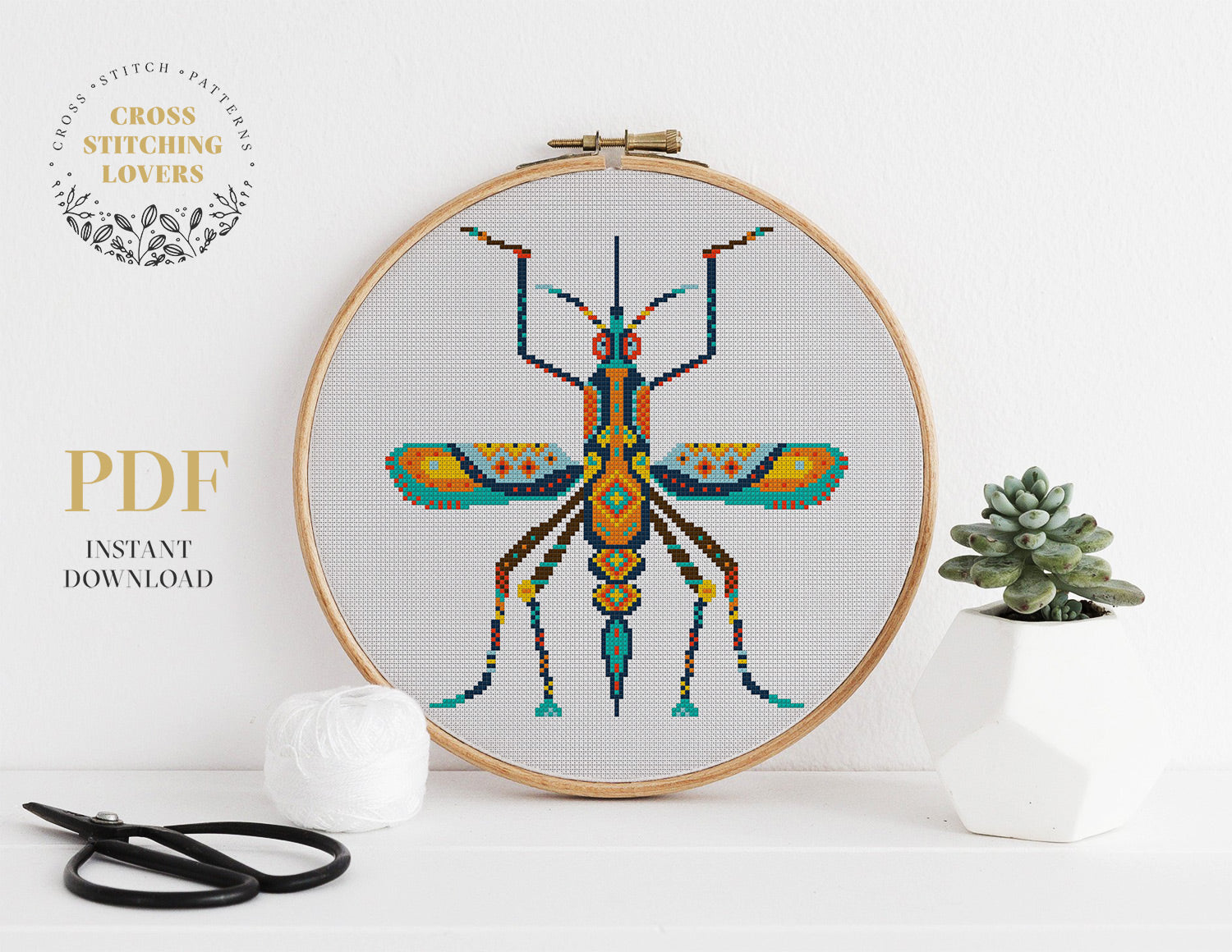 Mosquito - Cross stitch pattern