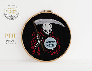 Grim Reaper - Cross stitch pattern