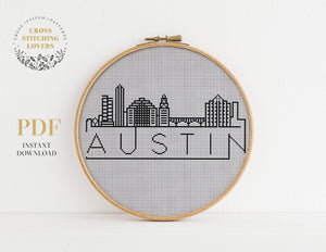 Austin - Cross stitch pattern