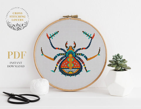 Spider - Cross stitch pattern