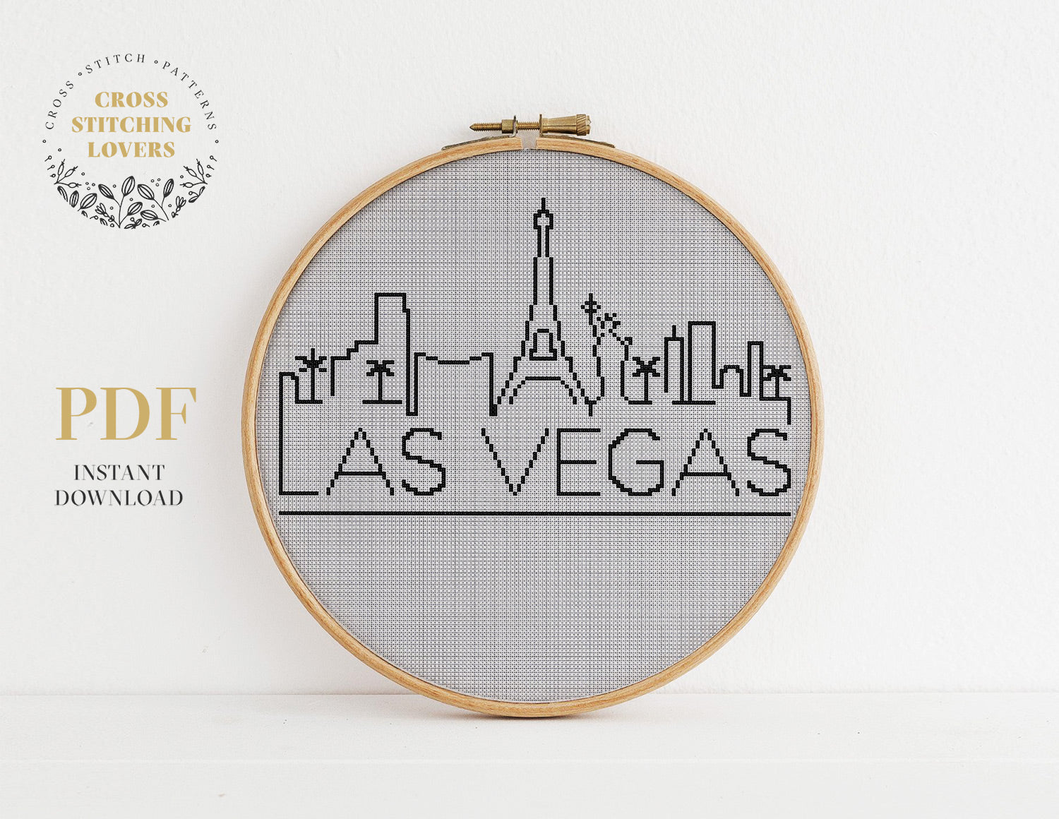 Las Vegas - Cross stitch pattern