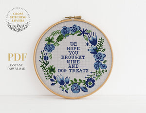 Dog themed - Cross stitch pattern