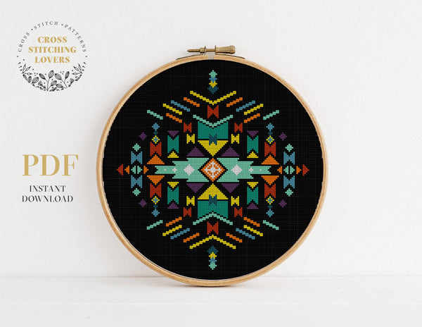 Geometric shape - Cross stitch pattern