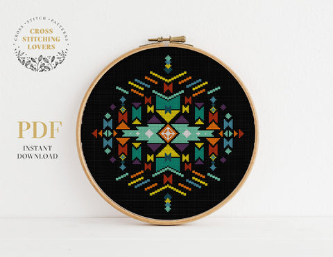 Geometric shape - Cross stitch pattern