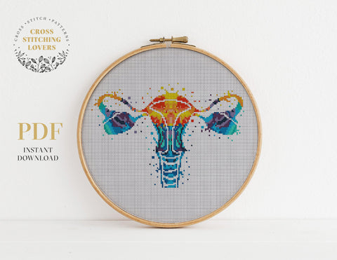 Ovary - Cross stitch pattern