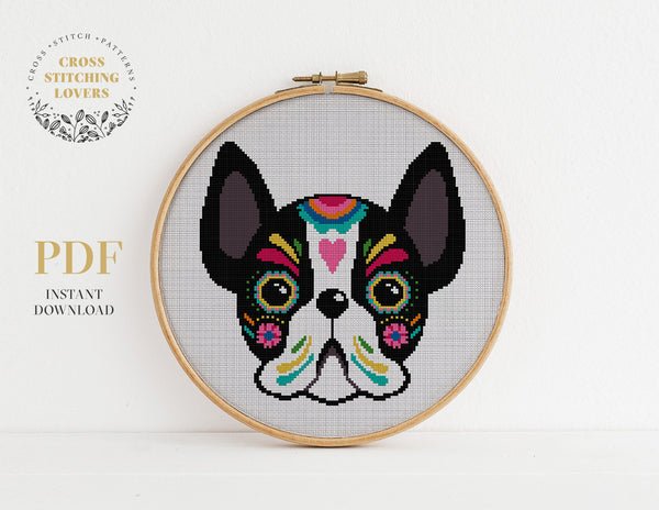 Cute dog - Funny Cross stitch pattern