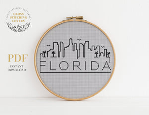 Florida - Cross stitch pattern